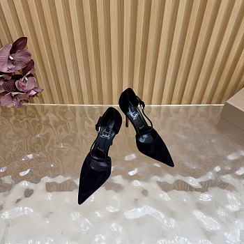 Christian Louboutin Veau Velours Miss Ziggyta 100 Pumps Black