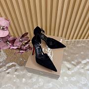 Christian Louboutin Veau Velours Miss Ziggyta 100 Pumps Black - 3