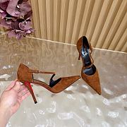Christian Louboutin Veau Velours Miss Ziggyta 100 Pumps Brown - 2