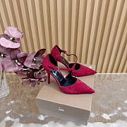 Christian Louboutin Veau Velours Miss Ziggyta 100 Pumps bright red - 2