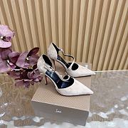 Christian Louboutin Veau Velours Miss Ziggyta 100 Pumps cream - 4