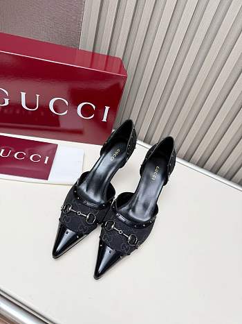 Gucci Women's Savoy pump Mid heel Height 75mm -02