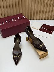 Gucci Women's Savoy pump Mid heel Height 75mm -03 - 1