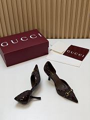 Gucci Women's Savoy pump Mid heel Height 75mm -03 - 4