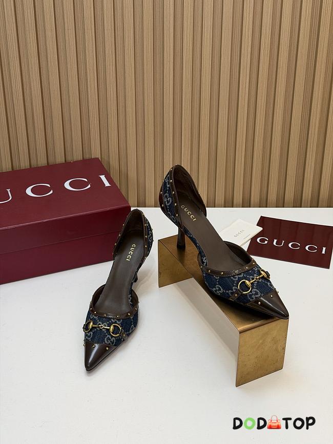 Gucci Women's Savoy pump Mid heel Height 75mm -04 - 1
