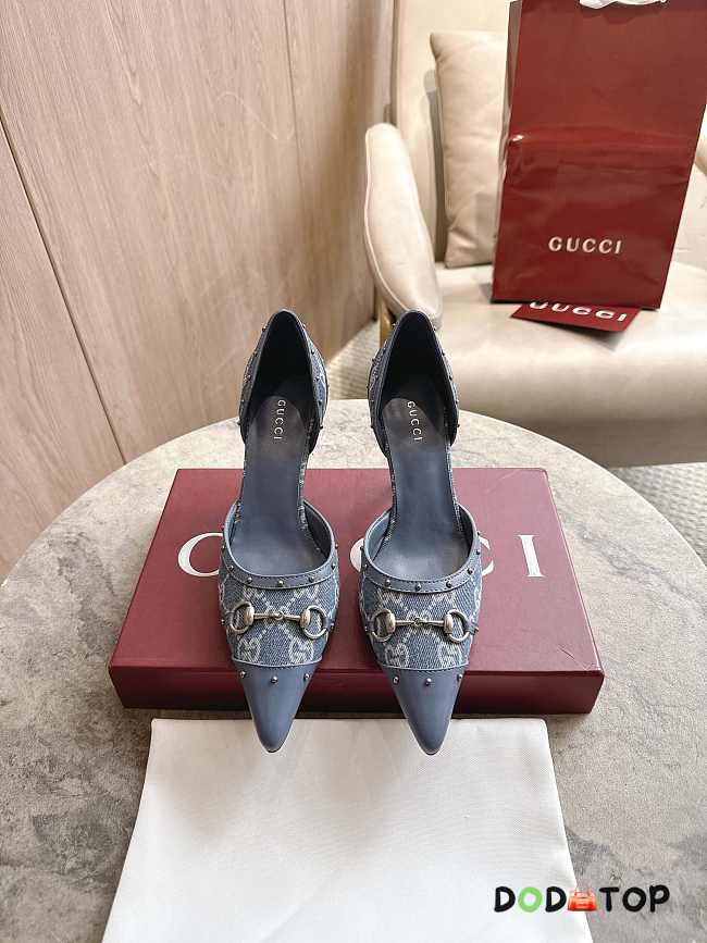 Gucci Women's Savoy pump Mid heel Height 75mm -05 - 1
