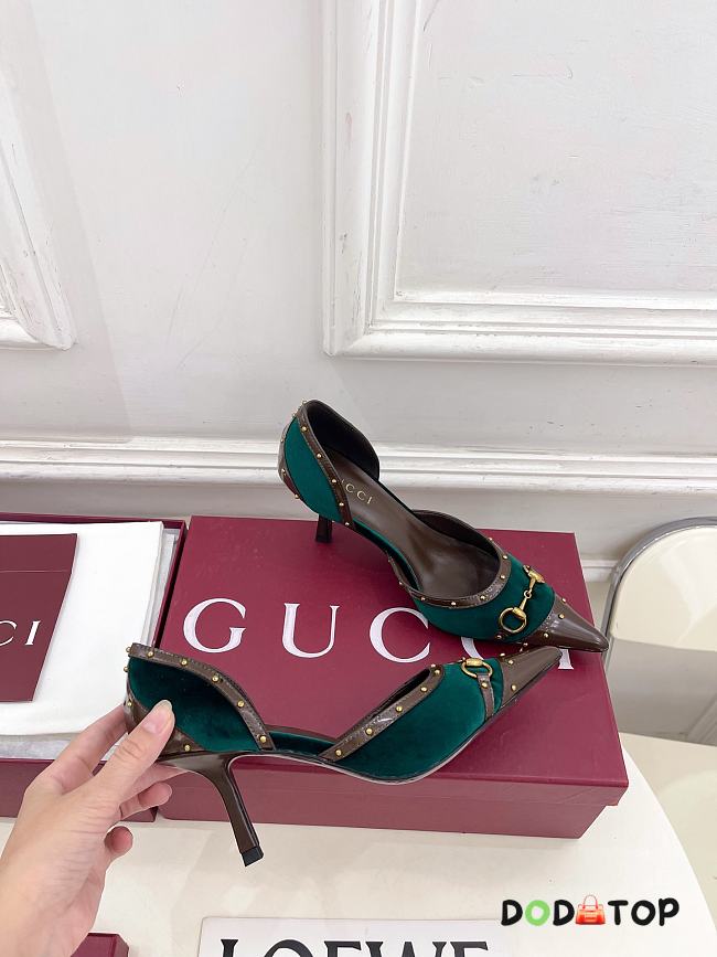 Gucci Women's Savoy pump Mid heel Height 75mm -07 - 1