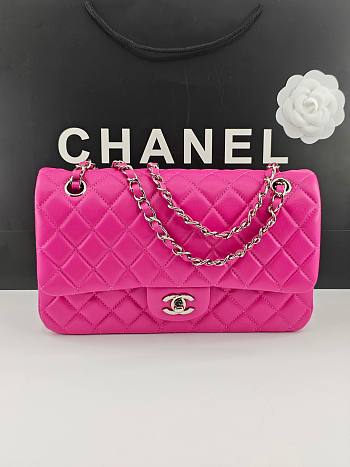 Chanel flap bag pink bag 25cm