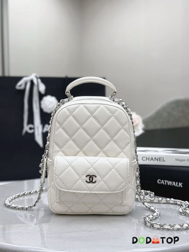 Chanel backpack white size 22x18x10cm - 1