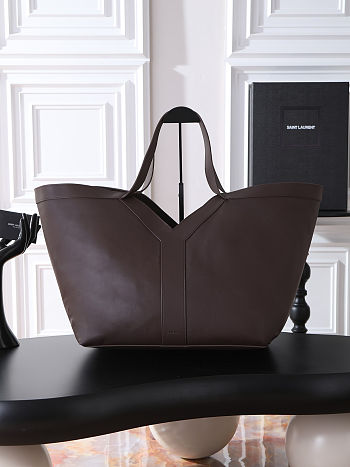 YSL large bag dark red color size 38-50×33×16cm