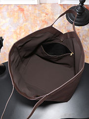 YSL large bag dark red color size 38-50×33×16cm - 6