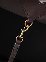YSL large bag dark red color size 38-50×33×16cm - 5