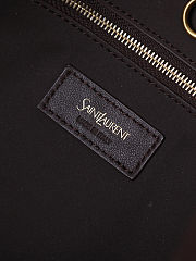 YSL large bag dark red color size 38-50×33×16cm - 2