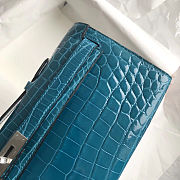 Hermes Kelly Cut crocodile leather bag size 31x13x2.5cm  - 2