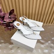 YSL heels white 8cm - 1