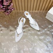 YSL heels white 8cm - 6