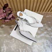 YSL heels white 8cm - 4