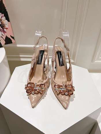dolce & gabbana heels beige 10cm