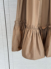 YSL Loose-fitting dress brown - 4