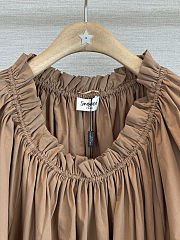 YSL Loose-fitting dress brown - 2