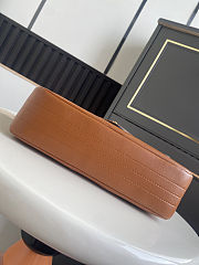 Chanel Flap Bag Patinated Lambskin & Gold Brown size 25.5x16x7cm - 3
