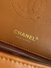 Chanel Flap Bag Patinated Lambskin & Gold Brown size 25.5x16x7cm - 2