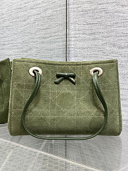 Dior shopping bag olive color size 27x19x13.5cm - 1