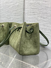 Dior shopping bag olive color size 27x19x13.5cm - 5