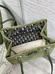 Dior shopping bag olive color size 27x19x13.5cm - 4