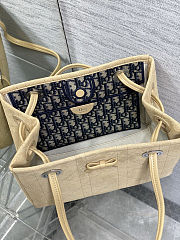 Dior shopping bag beige color size 27x19x13.5cm - 5