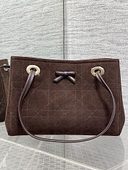 Dior shopping bag Dark brown size 27x19x13.5cm - 1