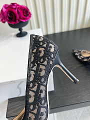 Dior Adiorable Pump Black Dior Oblique Embroidered Mesh 8cm - 6