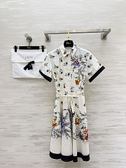 Dior Mid-Length Belted Shirtdress - 1