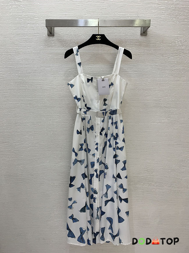 Dior Dioriviera Mid-Length Belted Dress - 1