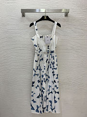 Dior Dioriviera Mid-Length Belted Dress - 1