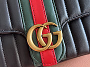 Gucci Jetset GG Marmont black shoulder bag size 20cm - 5