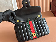 Gucci Jetset GG Marmont black shoulder bag size 20cm - 2