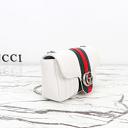 Gucci Jetset GG Marmont white shoulder bag size 20cm  - 2