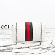 Gucci Jetset GG Marmont white shoulder bag size 20cm  - 3