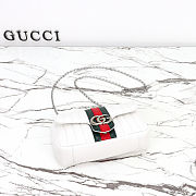 Gucci Jetset GG Marmont white shoulder bag size 20cm  - 5
