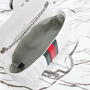Gucci Jetset GG Marmont white shoulder bag size 20cm  - 6