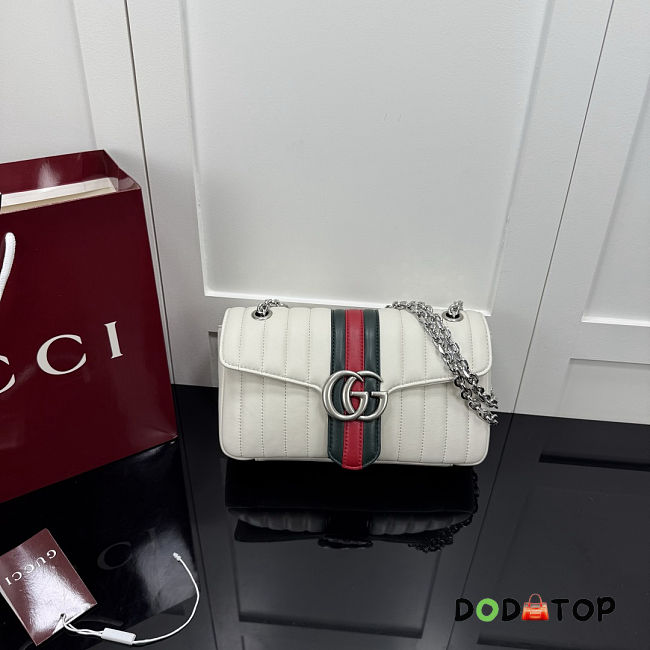 Gucci Jetset GG Marmont medium shoulder bag size 26x15x7cm - 1
