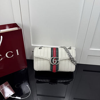 Gucci Jetset GG Marmont medium shoulder bag size 26x15x7cm
