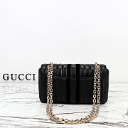 Gucci Jetset GG Marmont medium shoulder black bag size 26x15x7cm - 01 - 5