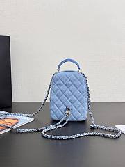 Chanel backpack denim size 22x18x10cm - 3