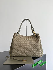 Bottega Veneta Andiamo Parachute bag Suede size 30x26x20cm  - 1