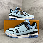LV Trainer Sneaker blue -01 - 1