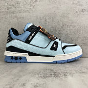 LV Trainer Sneaker blue -01 - 5