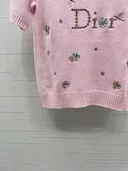 Dior Short-sleeved sweater pink  - 4