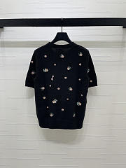 Dior Short-sleeved sweater black - 5